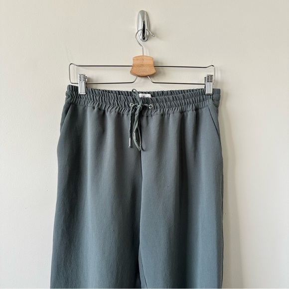 Aritzia-wilfred Buffon Crepe Sage Green Jogger/ Pant (Size:Small) - Picture 8 of 11